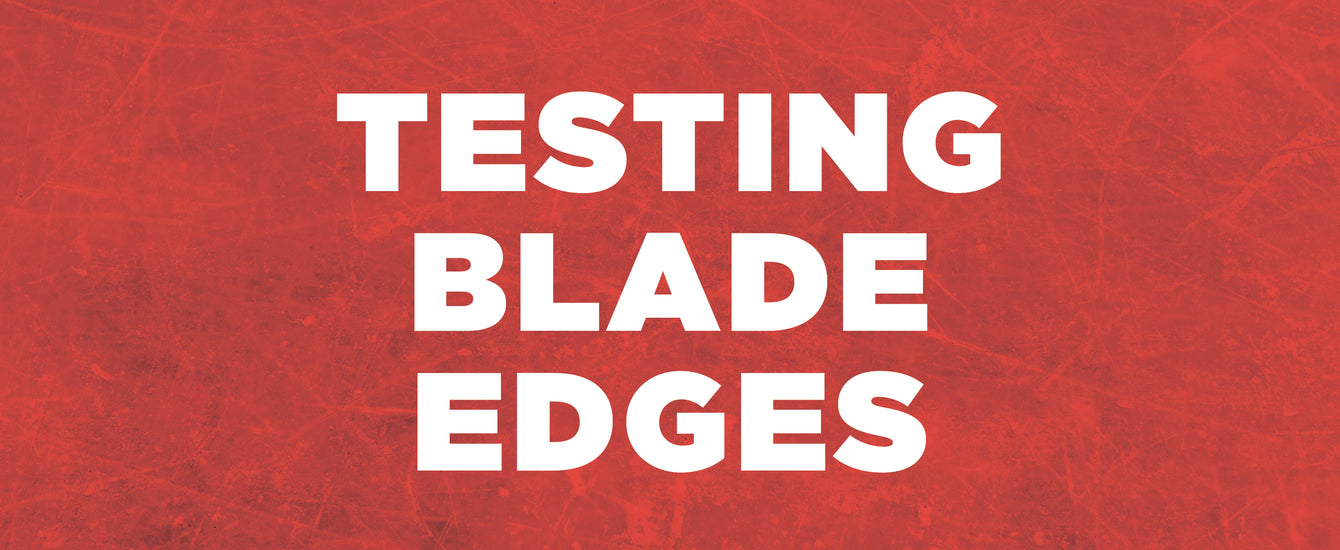 Testing Skate Edges Hockey Skate Sharpening 101 Sparx Hockey