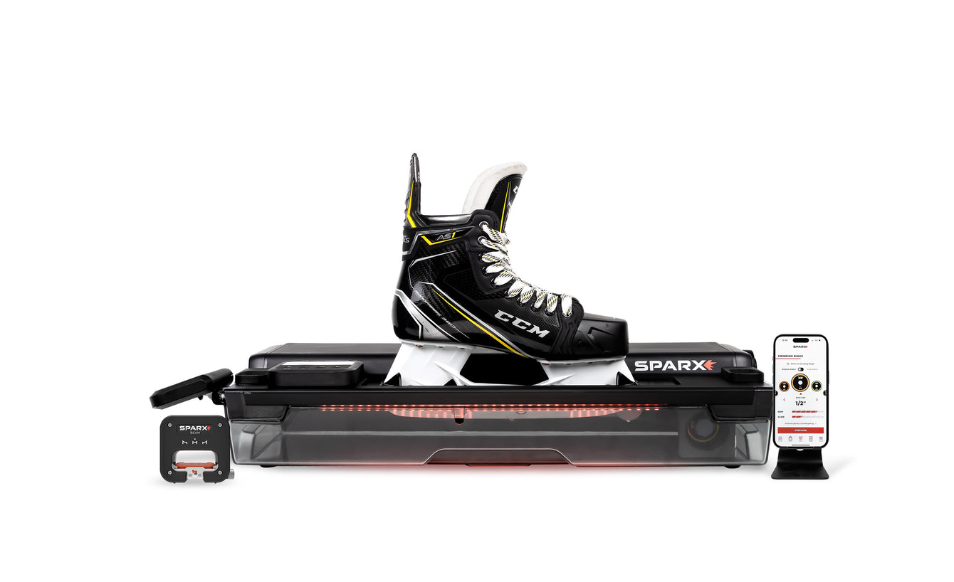 Skate Sharpening 101 Ice Hockey Skate Sharpening Guide Sparx Hockey