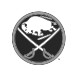 Black and White Buffalo Sabres Logo